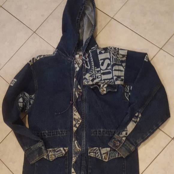 Vintage get used by elie jean trench jacket sz.medium - Picture 1 of 9